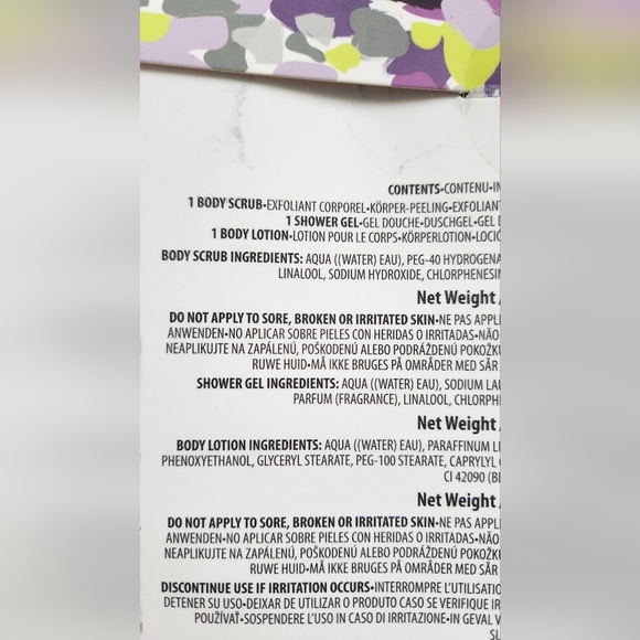 New in box Lavander & Sweet Pea Gift Set - Picture 4 of 6